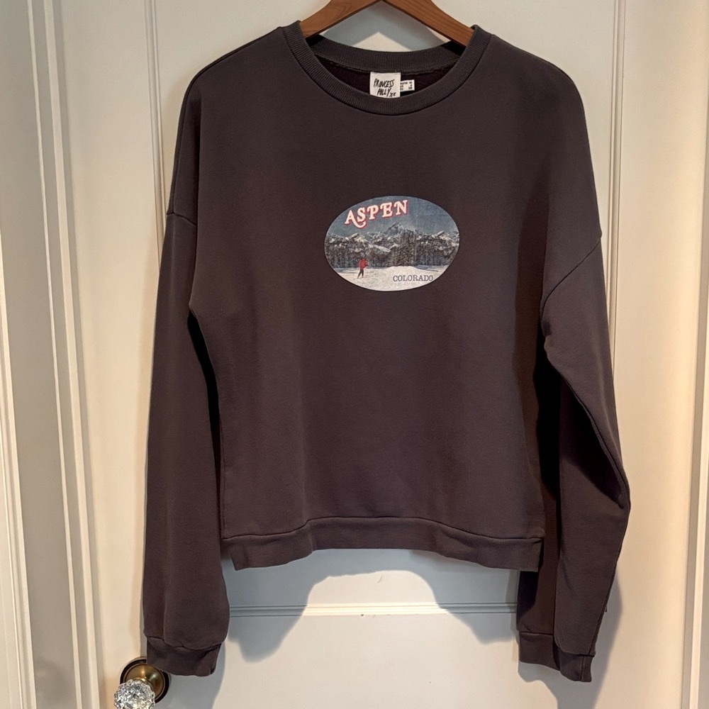 NWT Princess Polly Aspen Snow Jumper crewneck sweatshirt